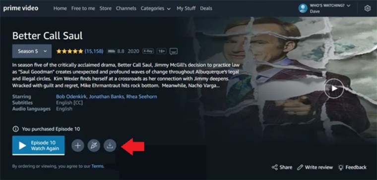Amazon Download Rented Movie