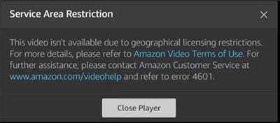 Amazon Prime Area Limit